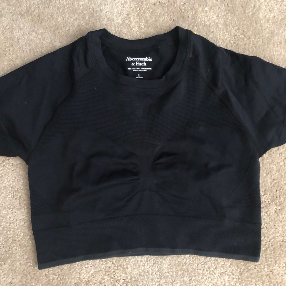 Cropped workout top